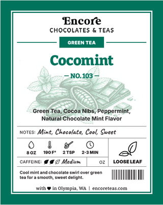 103 Cocomint Green ~ SOLD BY THE OZ