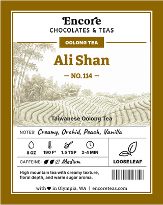 114 Ali Shan  ~ SOLD BY THE OZ