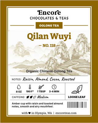 118 Qilan Wuyi ~ SOLD BY THE OZ