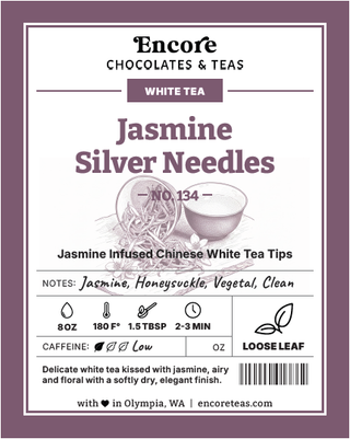 134 Jasmine Silver Needle  ~ SOLD BY THE OZ