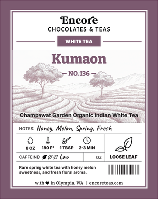 136 Kumaon White ~ SOLD BY THE OZ