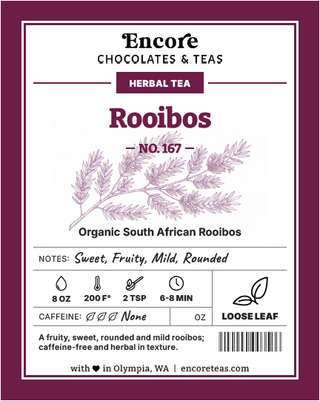 167 Rooibos LL Organic ~ SOLD BY THE OZ