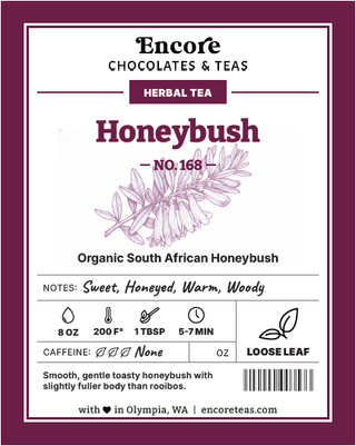 168 Honeybush LL Organic ~ SOLD BY THE OZ