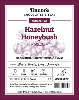 171 Hazelnut Honeybush ~ SOLD BY THE OZ