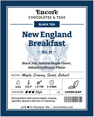 19 New England Breakfast ~ SOLD BY THE OZ