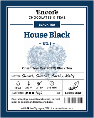 1 House Black ~ SOLD BY THE OZ