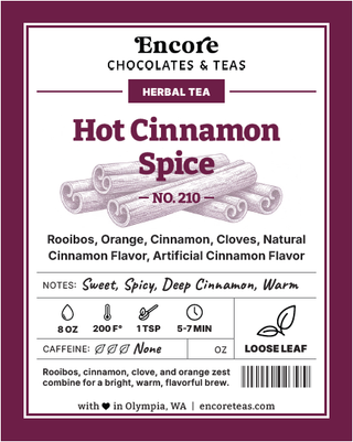 210 Hot Cinnamon Spice ~ SOLD BY THE OZ