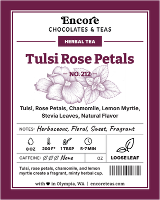 212 Tulsi Rose Petals ~ SOLD BY THE OZ