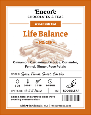 239  Life Balance  ~ SOLD BY THE OZ