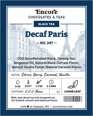 247 Decaf Paris ~ SOLD BY THE OZ