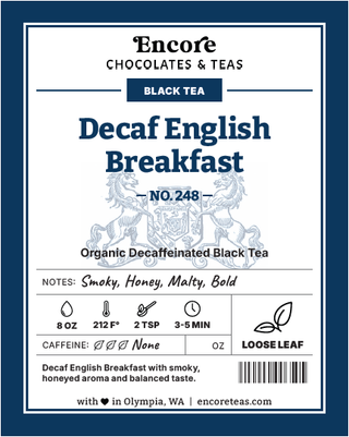 248 Decaf English Breakfast  ~ SOLD BY THE OZ