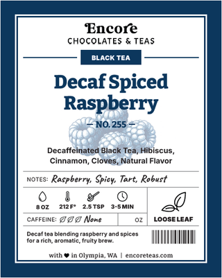 255 Decaf Spiced Raspberry ~ SOLD BY THE OZ
