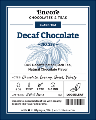 258 Decaf Chocolate ~ SOLD BY THE OZ