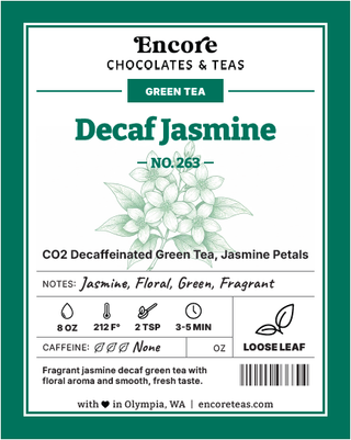 263 Decaf Jasmine ~ SOLD BY THE OZ