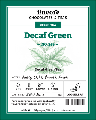 265 Decaf Green ~ SOLD BY THE OZ