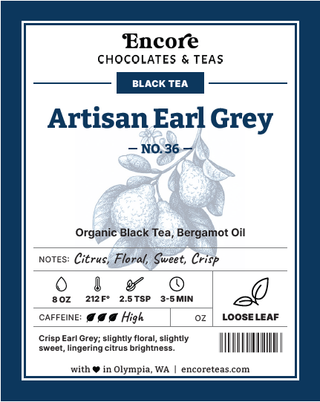 36 Artisan Earl Grey ~ SOLD BY THE OZ
