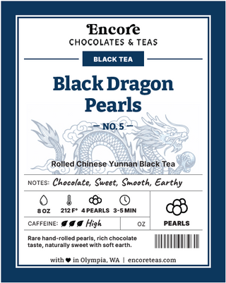 5 Black Dragon Pearls  ~ SOLD BY THE OZ