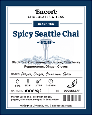 61 Spicy Seattle Chai ~ SOLD BY THE OZ