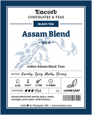 6 Assam Blend ~ SOLD BY THE OZ
