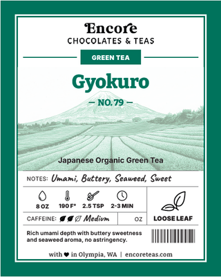 79 Gyokuro Organic ~ SOLD BY THE OZ