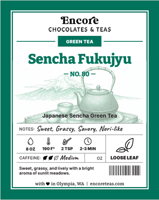 80 Sencha Fukujyu ~ SOLD BY THE OZ