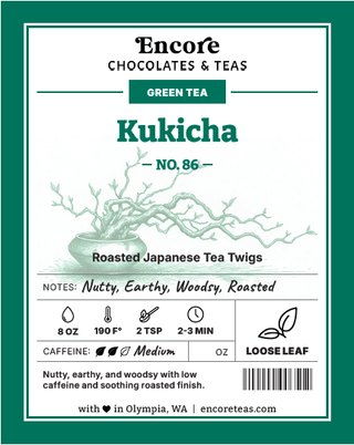 86 Kukicha ~ SOLD BY THE OZ