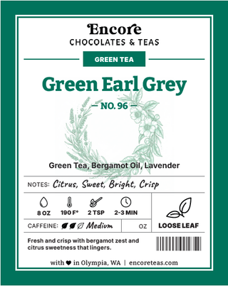 96 Green Earl Grey ~ SOLD BY THE OZ