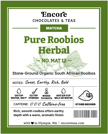 MAT 12 Pure Rooibos Herbal – Encore Chocolates & Teas