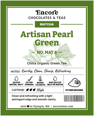 MAT 04 Matcha Organic Pearl Green
