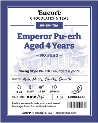 PUH 02 Emperor Pu-erh Aged 4 Years