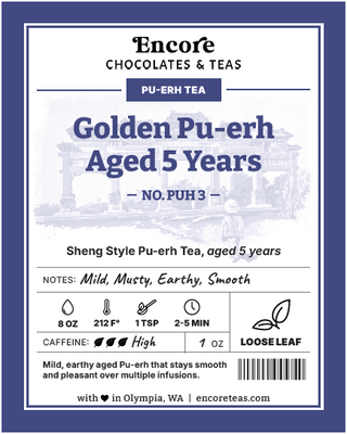 PUH 03 Golden Pu-erh Aged 5 Years