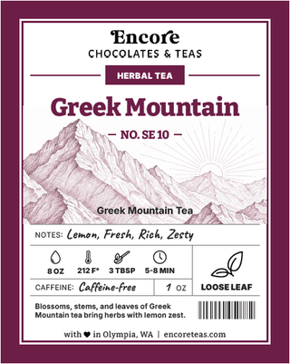 SE 10 Greek Mountain Tea